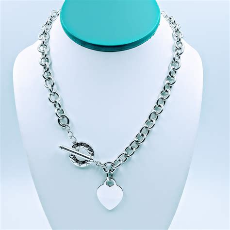 tiffany toggle necklace sterling silver